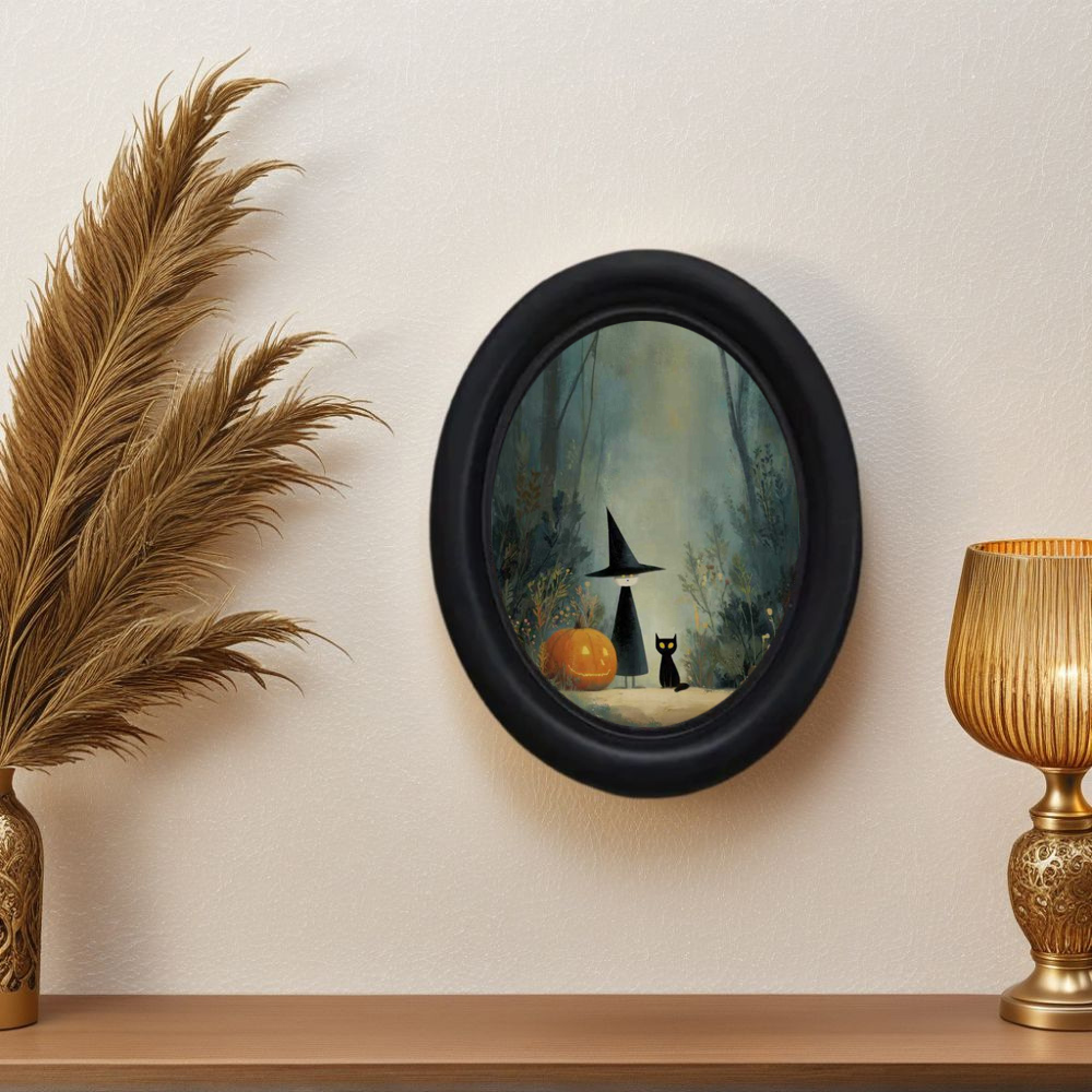 Home Office Furniture - Uma bruxa de Halloween vintage 3D