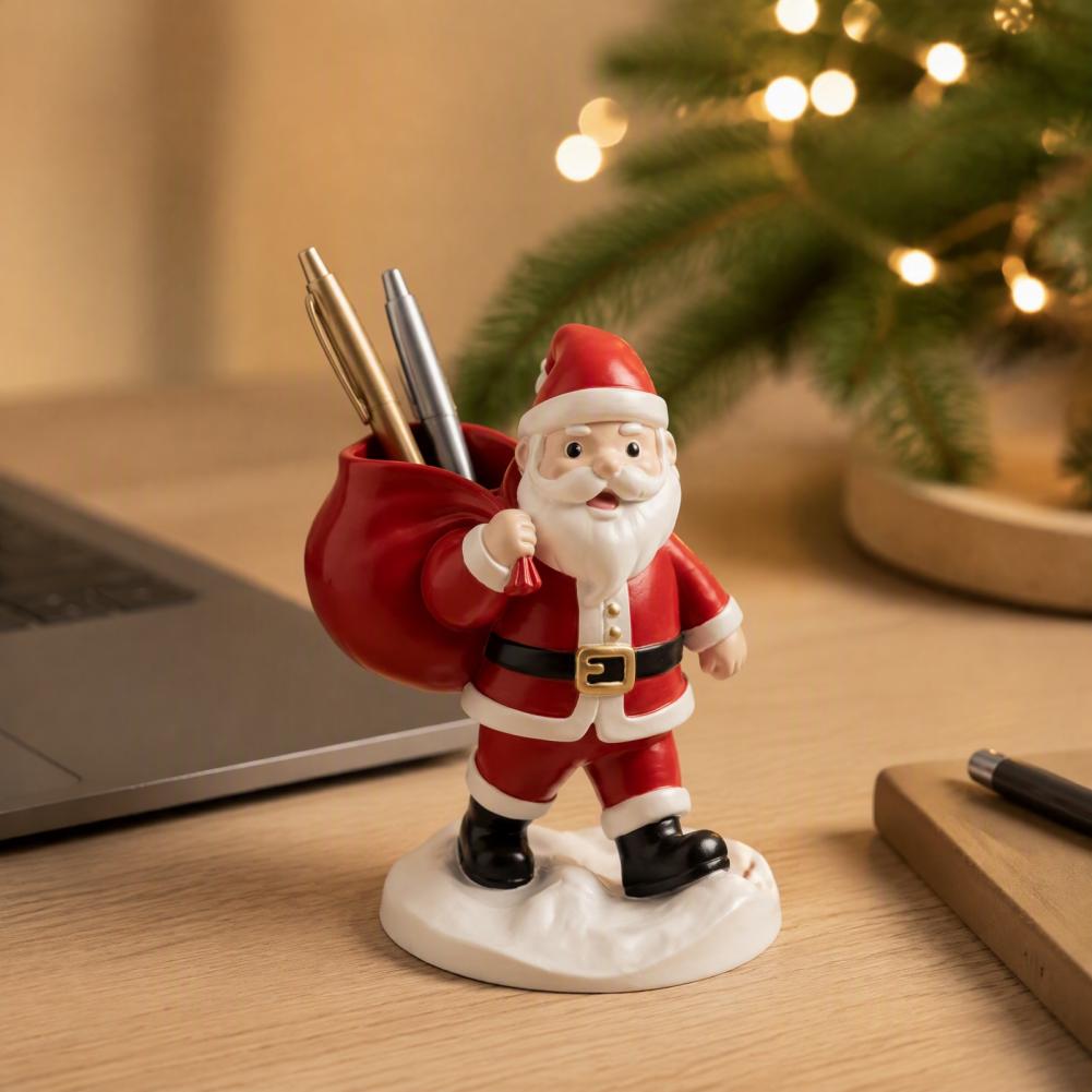 Plant Desk Mini - Estátua do Papai Noel como Porta
