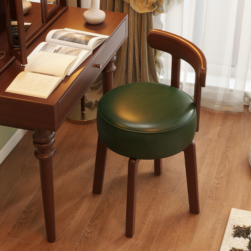 Home Office Furniture - Cadeira giratória de madeira maciça, almofada