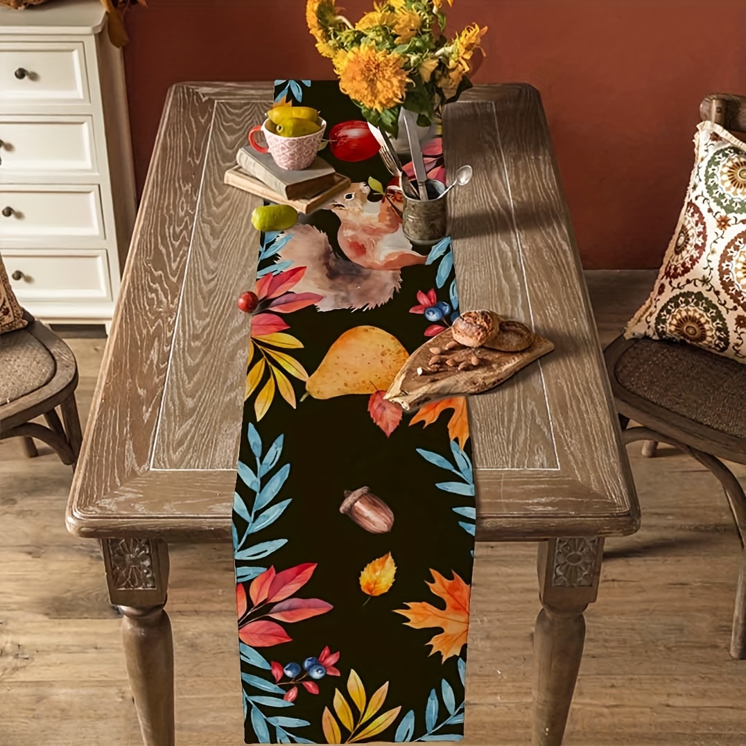 Home Office Marketing - Caminho de Mesa Folhas de Outono