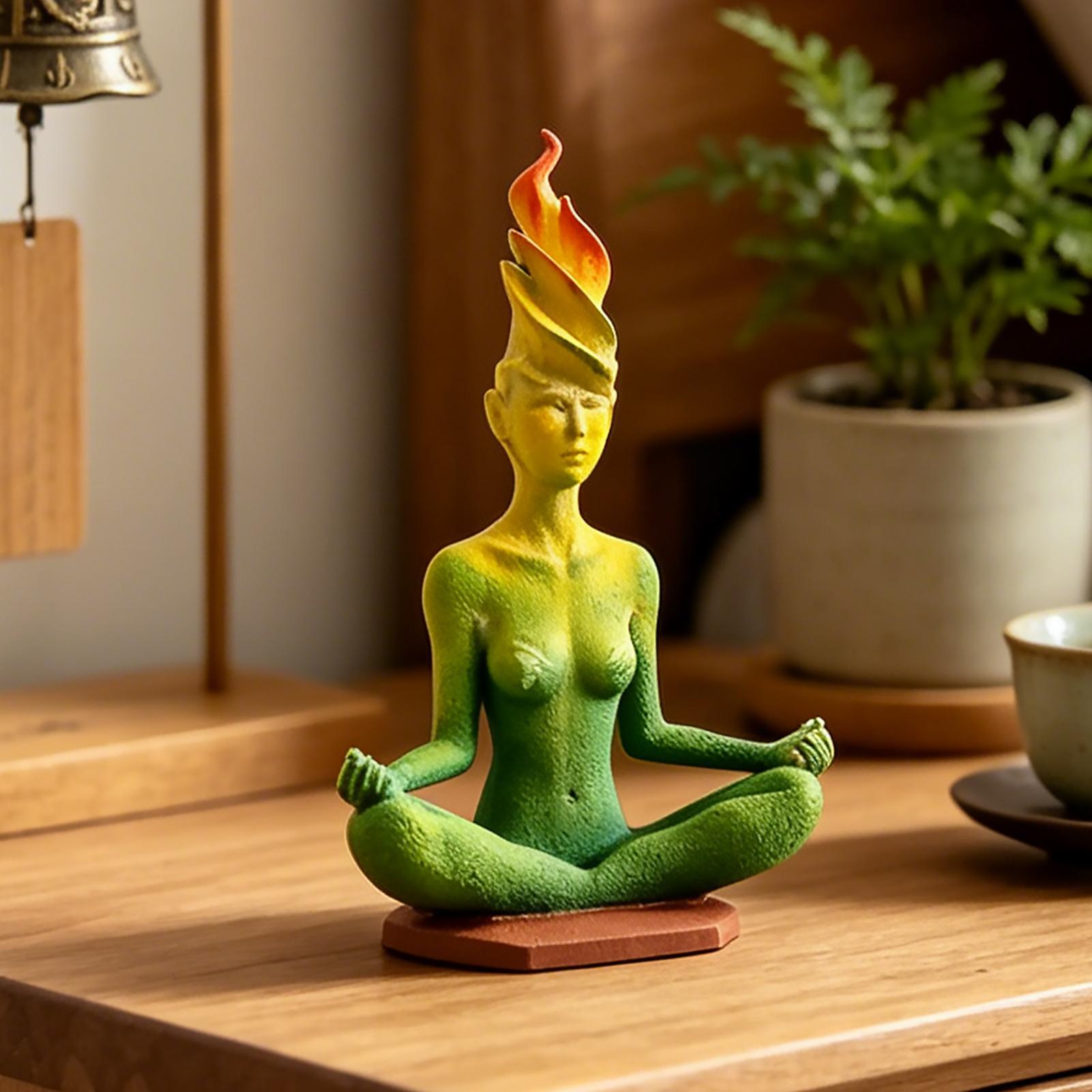 Escultura Abstrata de Mulher P - Home Office Yoga Room avaliação e preço