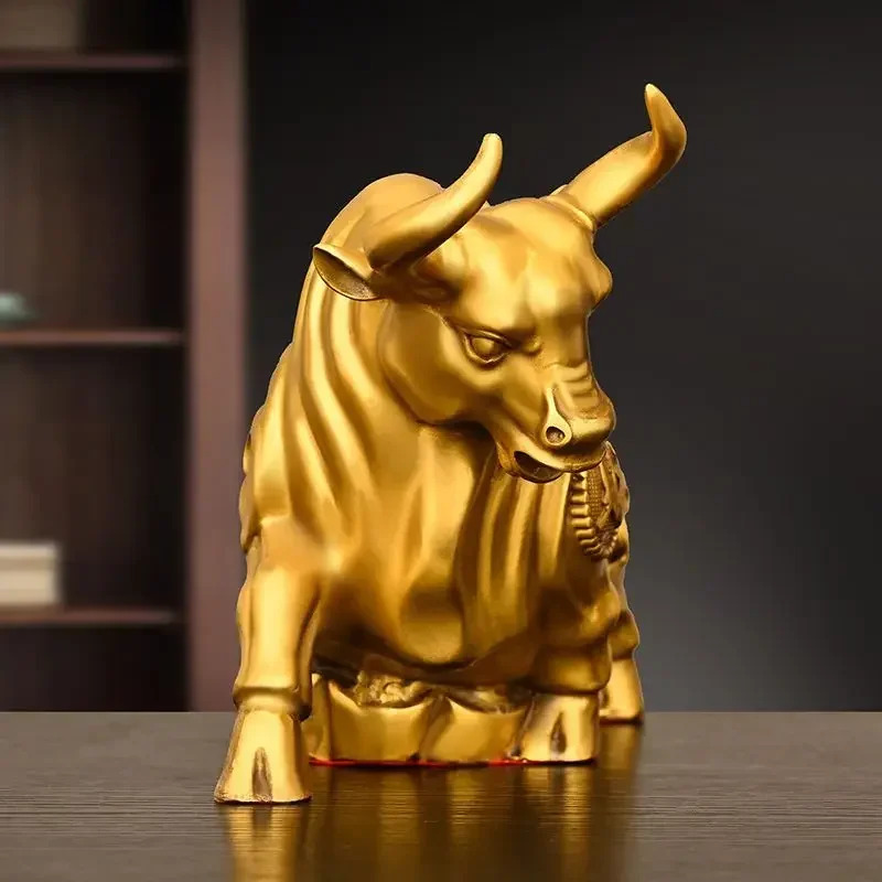 Ornamento de vaca de cobre Fen - Home Office Marketing avaliação e preço