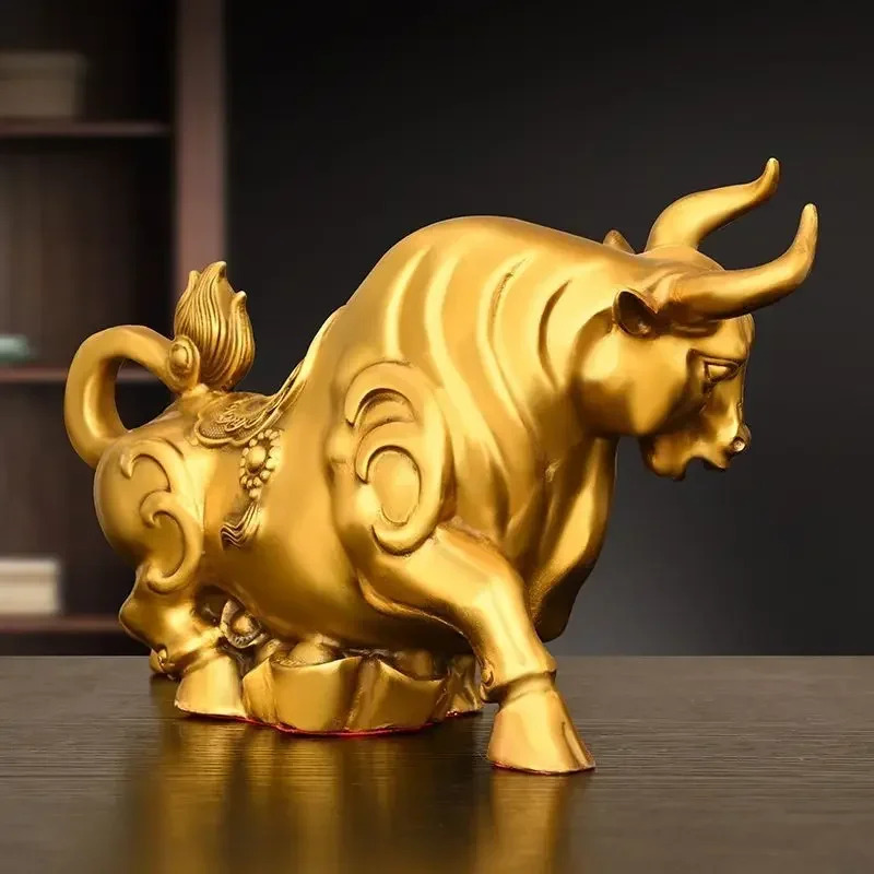 Ornamento de vaca de cobre Fen - Home Office Marketing avaliação e preço