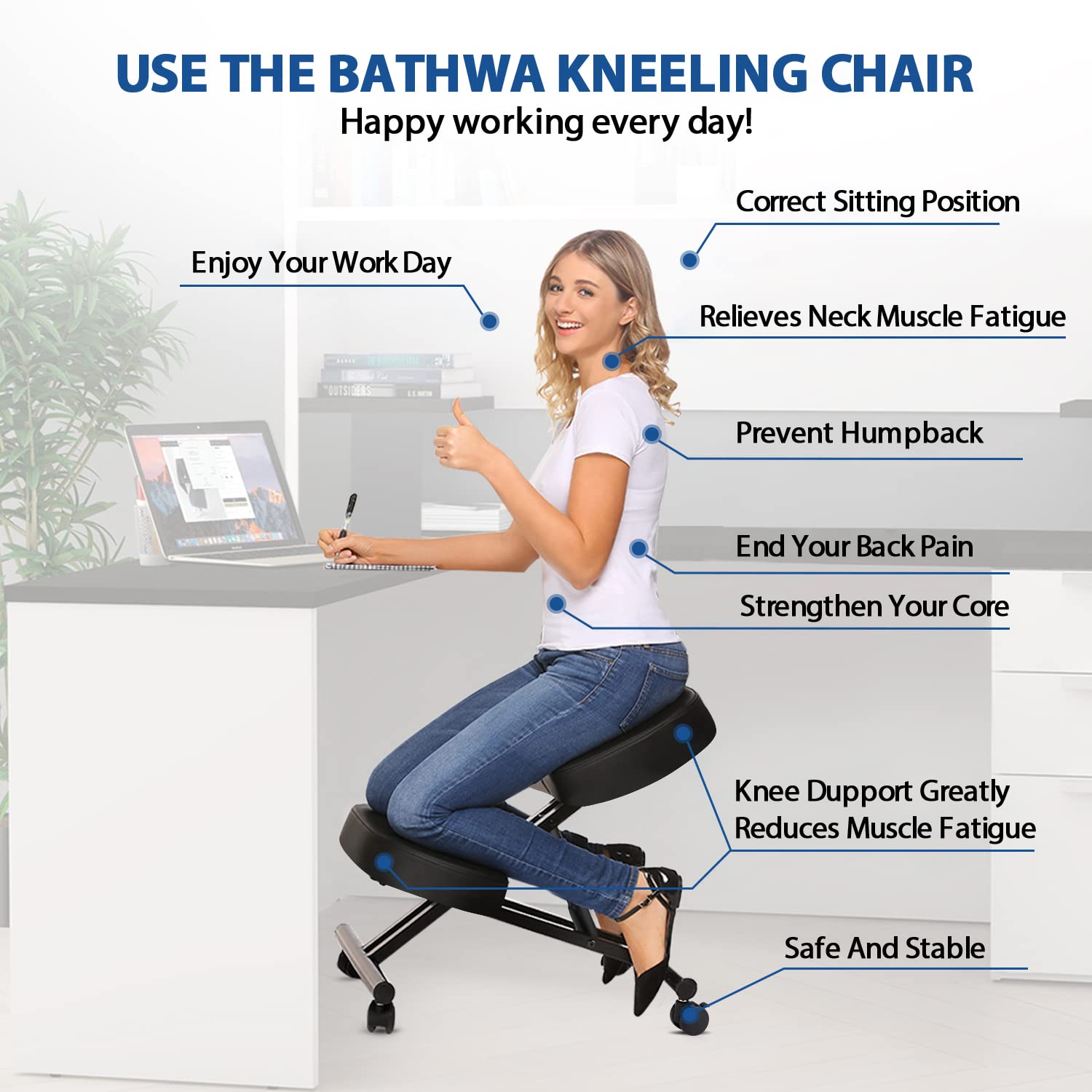 Cadeira Ergonômica para Escrit - Home Office Furniture avaliação e preço