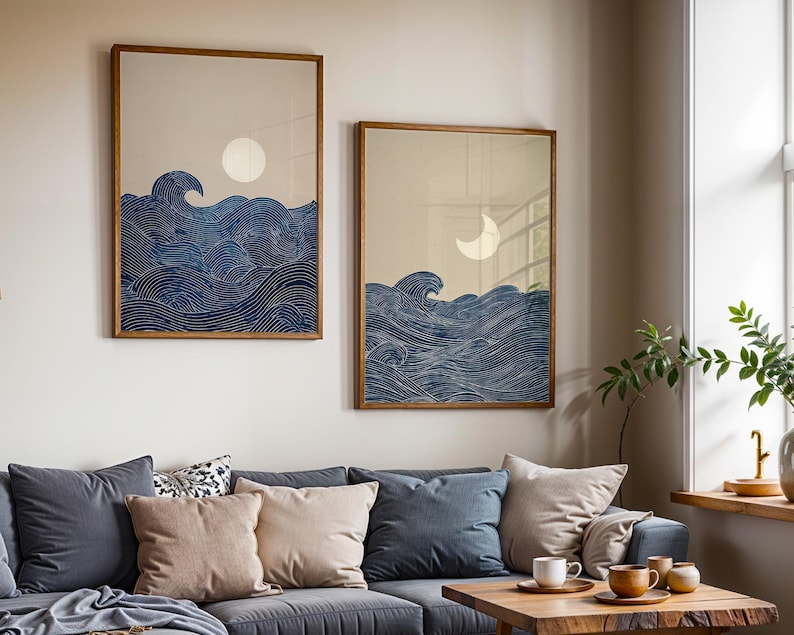 Conjunto de 2 Impressões de Ar - Home Office Minimalist avaliação e preço