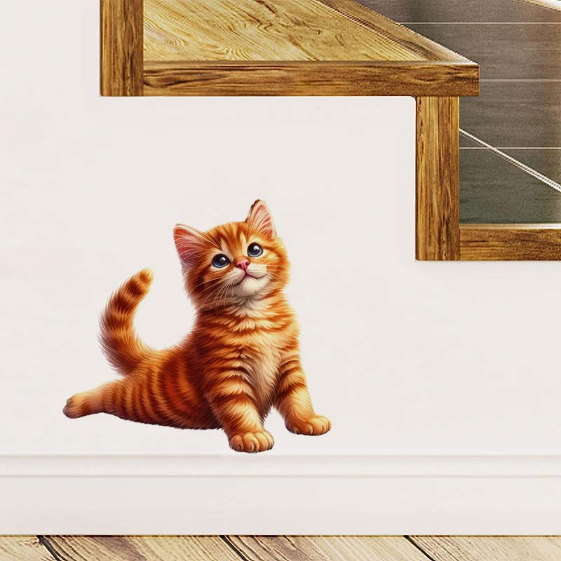 Removível Gato Yoga Adesivo De - Home Office Yoga Room avaliação e preço