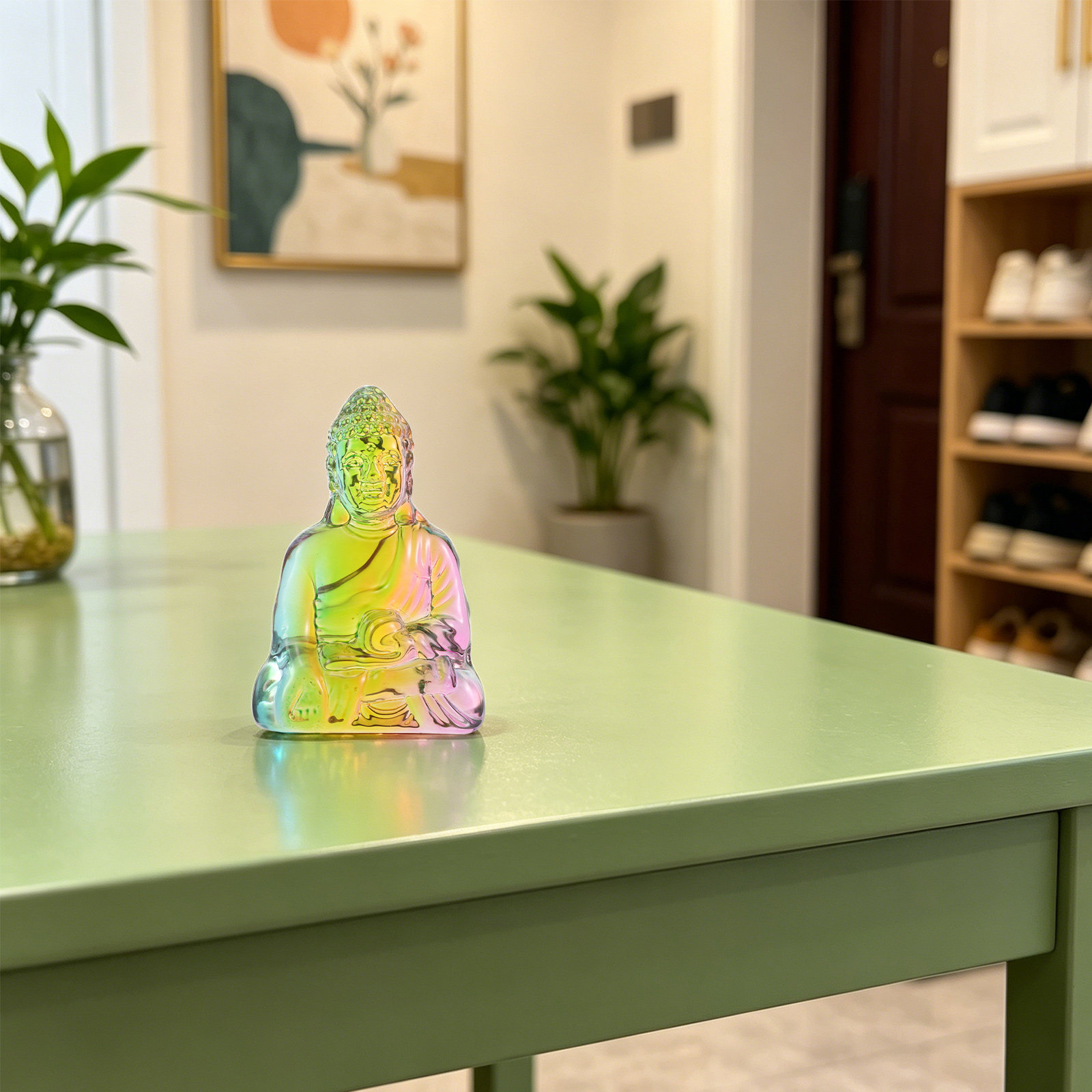 Estátua de Buda de Cristal Peq - Home Office Minimalist avaliação e preço