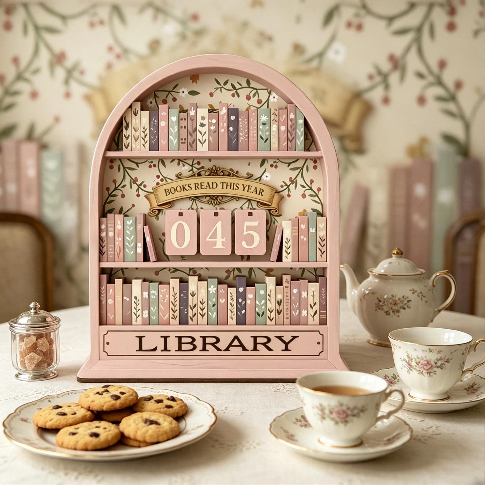 Contador de Livros Vintage de  - Home Office Jobs avaliação e preço