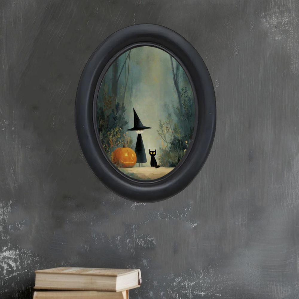 Uma bruxa de Halloween vintage - Home Office Furniture avaliação e preço