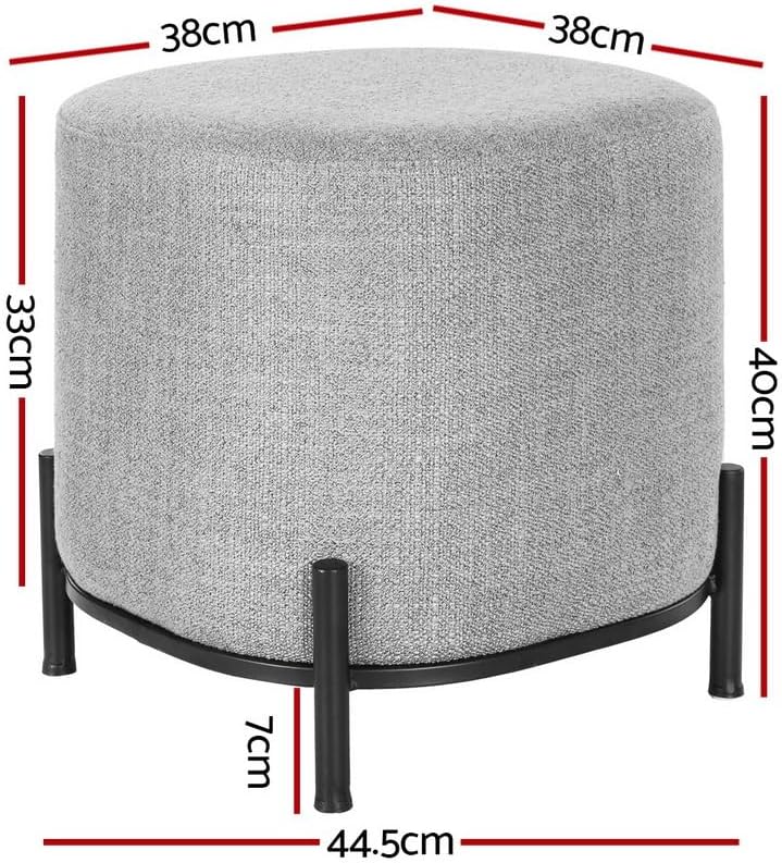 **/otoman, banquinho redondo p - Home Office Furniture avaliação e preço