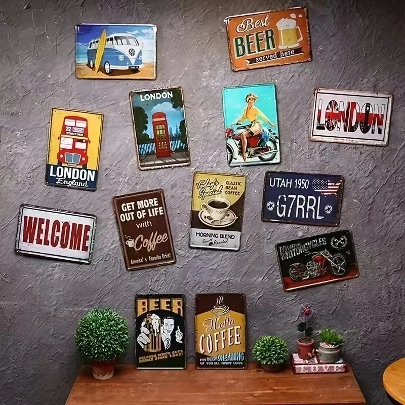 Placa de Metal Vintage para De - Home Office Guadalajara avaliação e preço