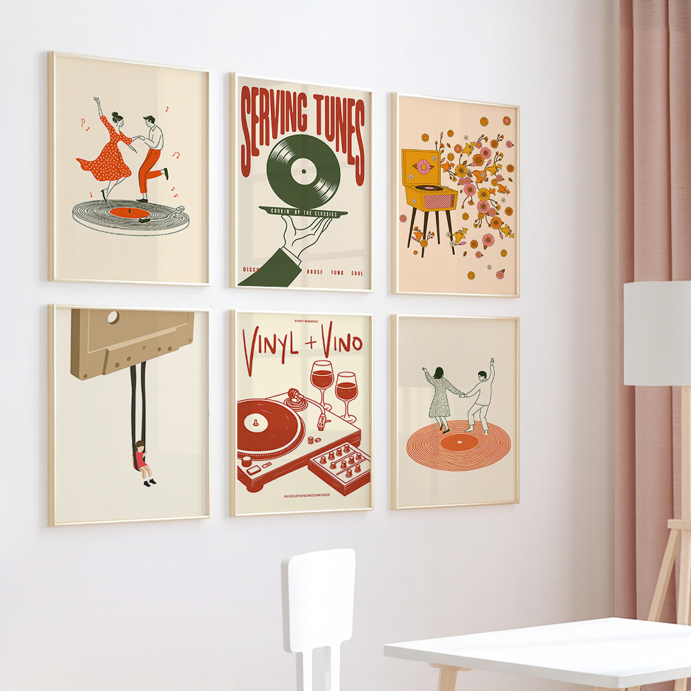1 unidade Pôster de Música Vin - Home Office Furniture avaliação e preço