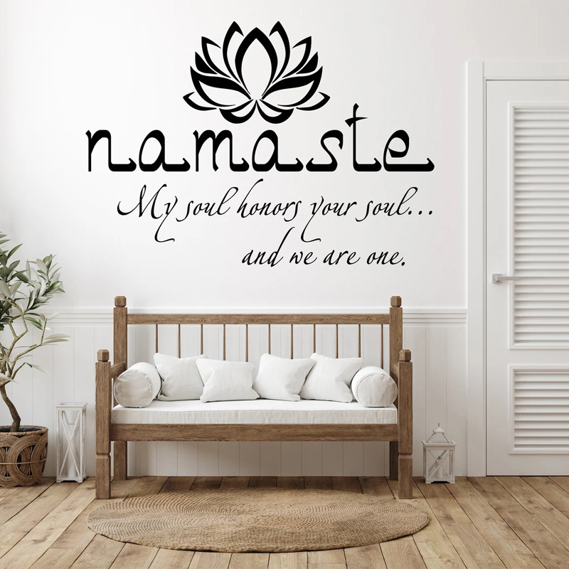 Adesivo de parede Buda lótus f - Home Office Yoga Room avaliação e preço
