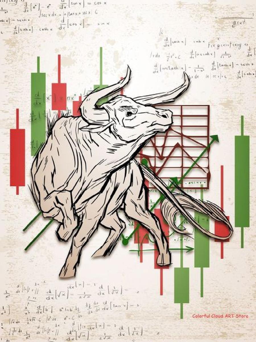 Wall street bull bear mercado  - Home Office Marketing avaliação e preço