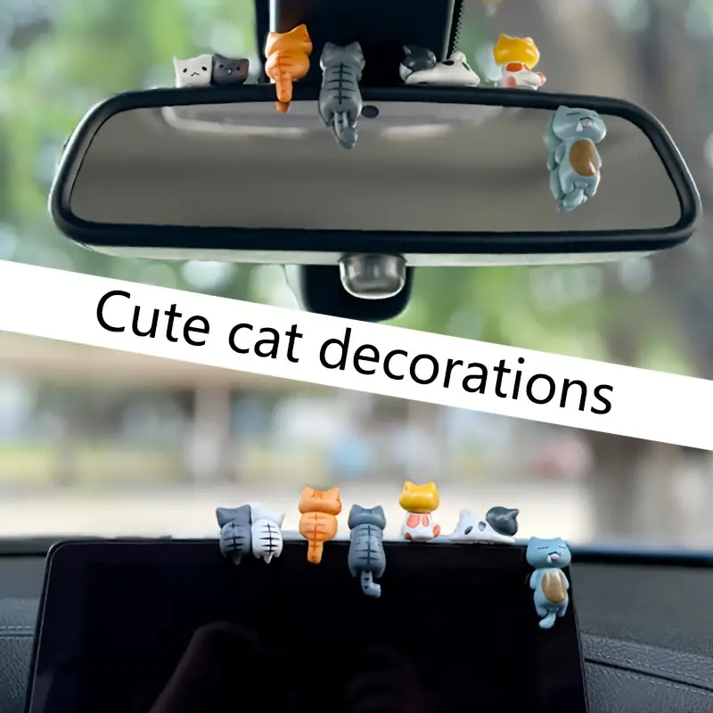6 Peças de Figuras de Gato em  - Plant Desk Mini avaliação e preço