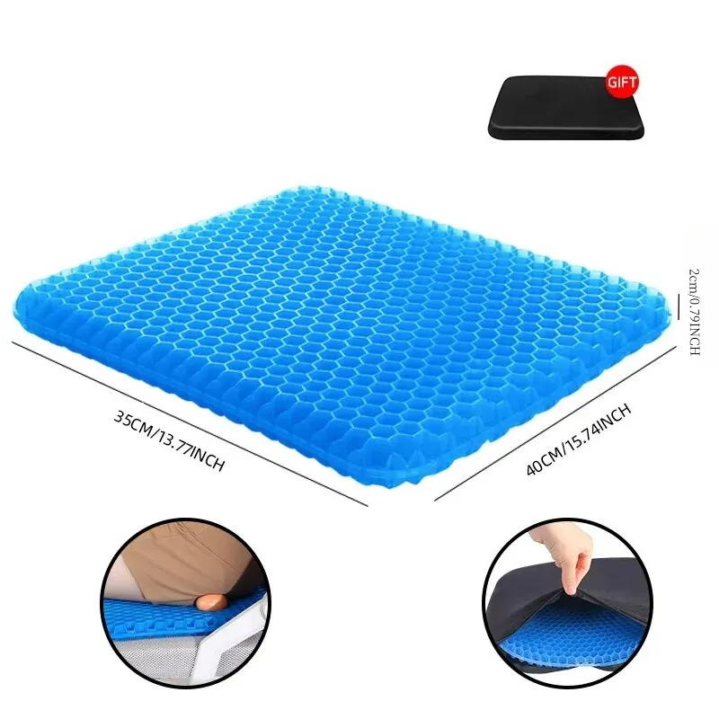 Almofada de gel extra grossa c - Mesh Back Cushion avaliação e preço