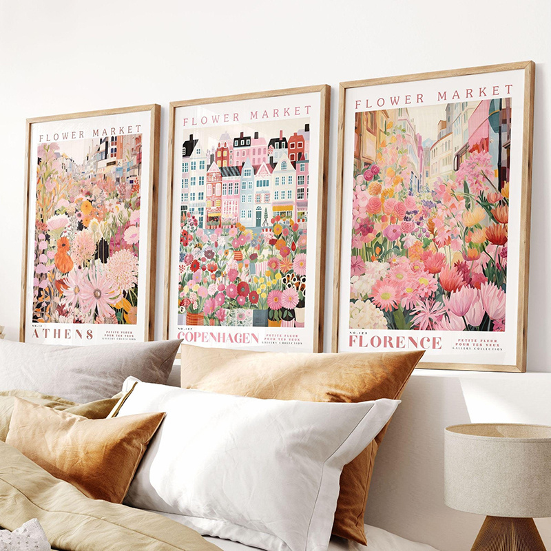 Conjunto de 3 Pôsteres de Arte - Home Office Marketing avaliação e preço