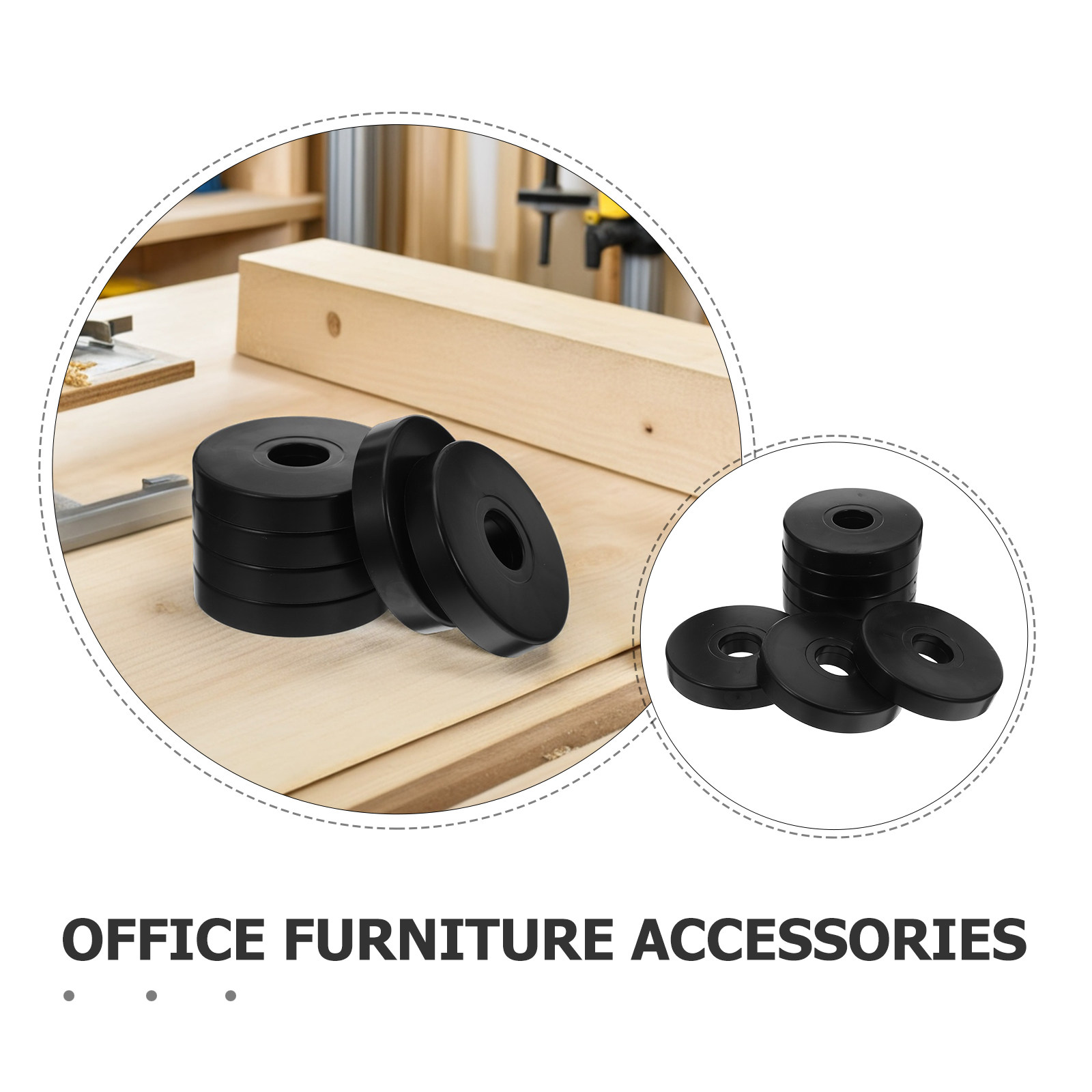 12 Peças de Protetores de Rodí - Home Office Furniture avaliação e preço