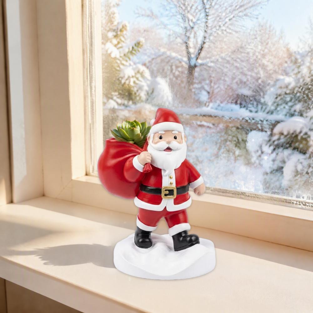 Estátua do Papai Noel como Por - Plant Desk Mini avaliação e preço