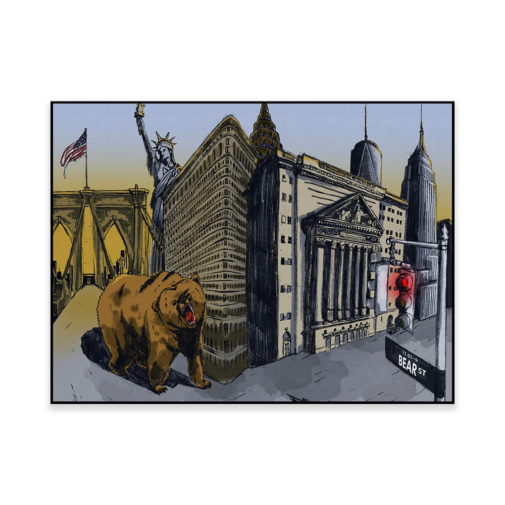 Obra de arte do urso |   Nova  - Home Office Marketing avaliação e preço