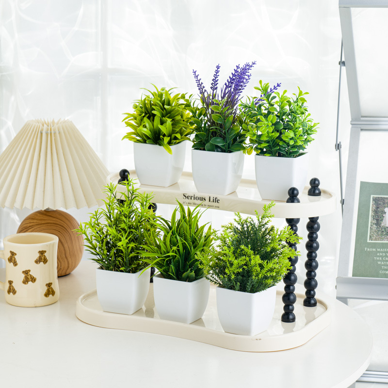 Plantas em vasos artificiais r - Plant Desk Mini avaliação e preço