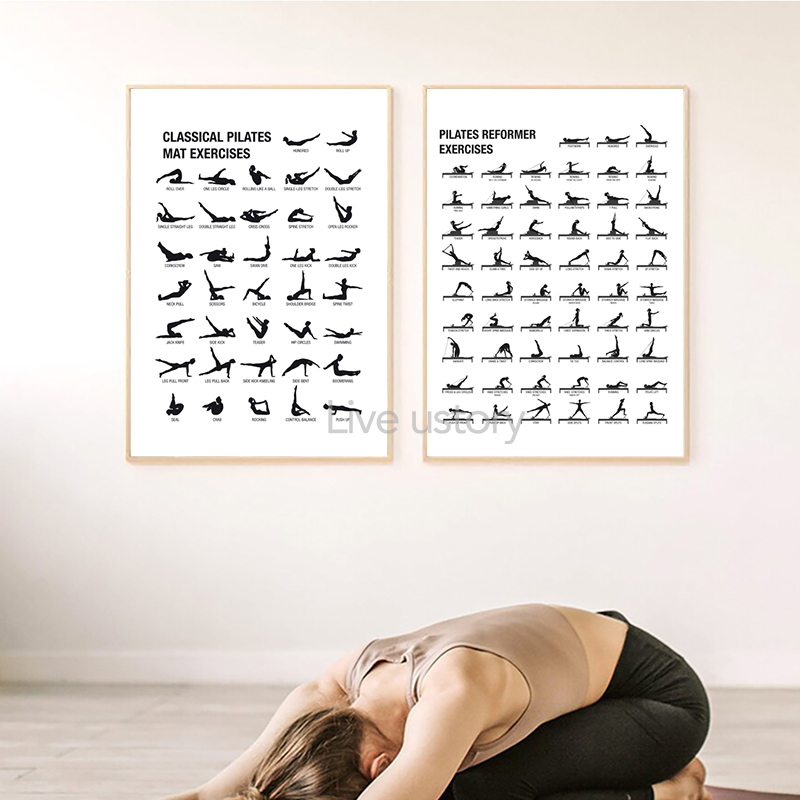 Pôster de Quadro de Exercícios - Home Office Yoga Room avaliação e preço