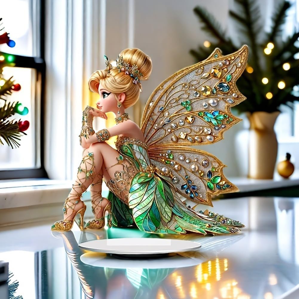 Mini Estátua de Fada Borboleta - Plant Desk Mini avaliação e preço