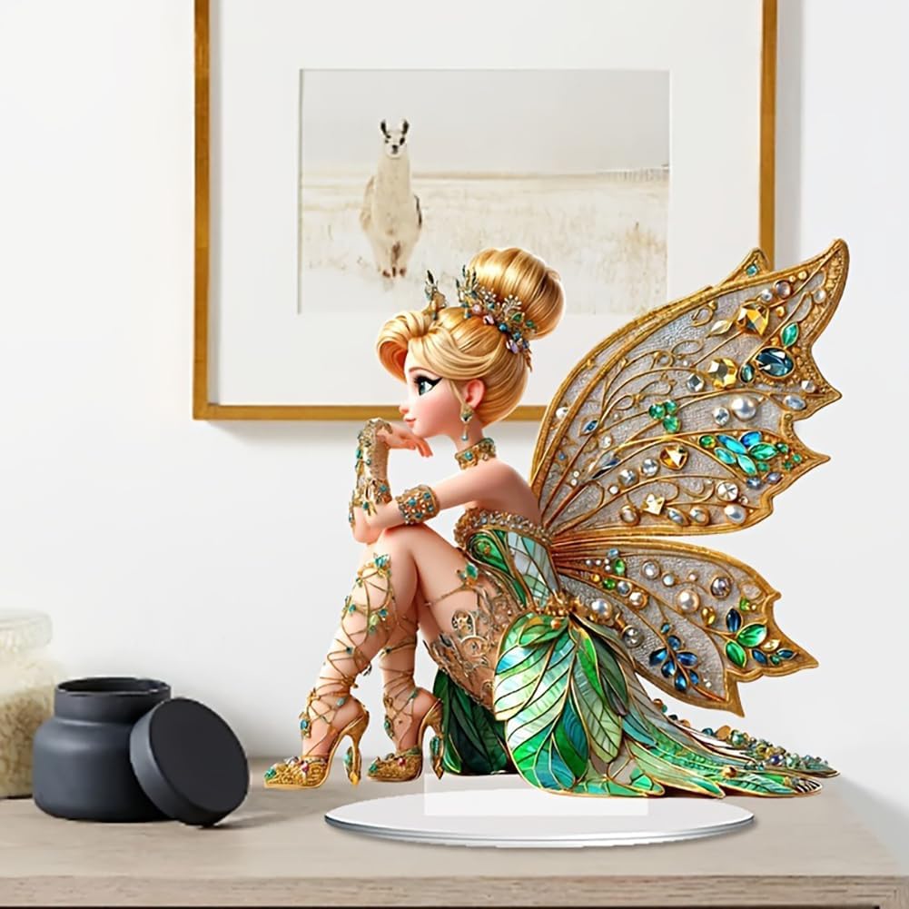 Mini Estátua de Fada Borboleta - Plant Desk Mini avaliação e preço