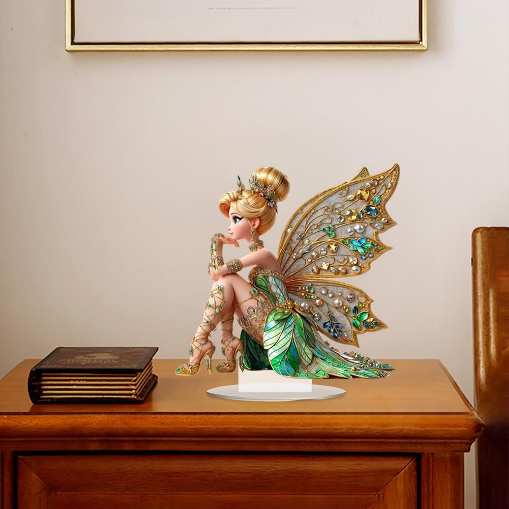 Mini Estátua de Fada Borboleta - Plant Desk Mini avaliação e preço