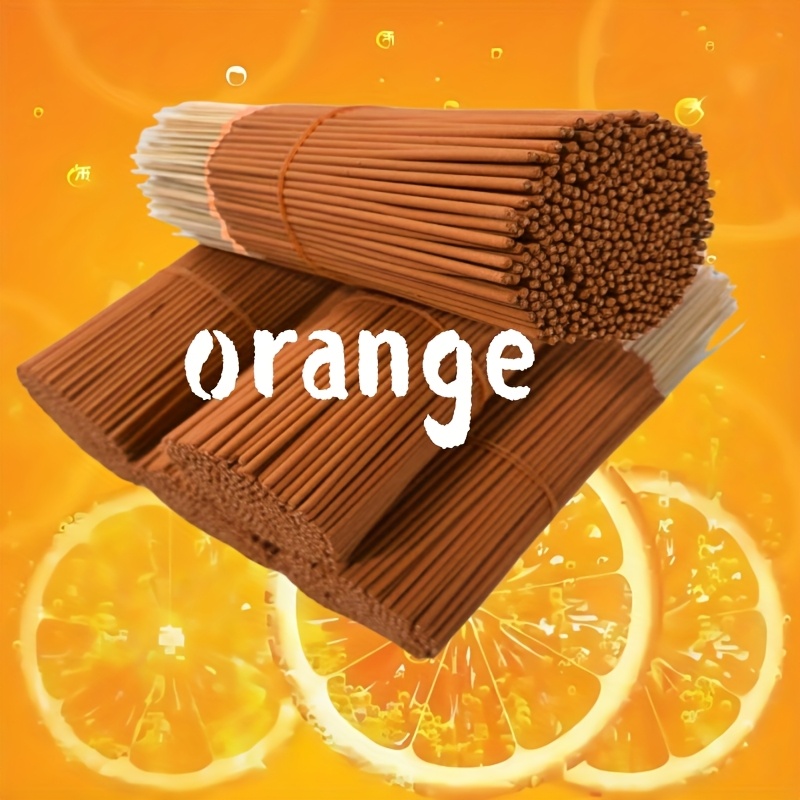 As varas de incenso laranja na - Home Office Yoga Room avaliação e preço