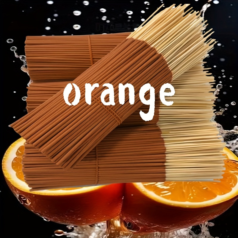 As varas de incenso laranja na - Home Office Yoga Room avaliação e preço